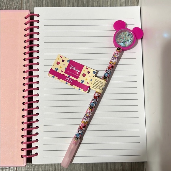 NWT Disney Minnie Mouse Pop It Notebook with Disney Pen - Picture 3 of 4